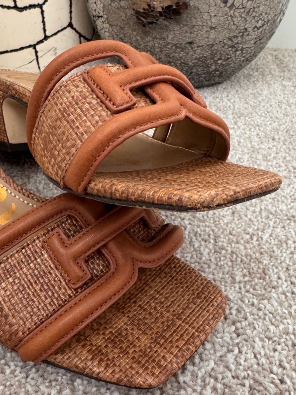Sam Edelman Waylon Block Heel Slide Sandal - 7.5 - Picture 2 of 6